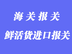 鮮活貨進口報關清關手續流程